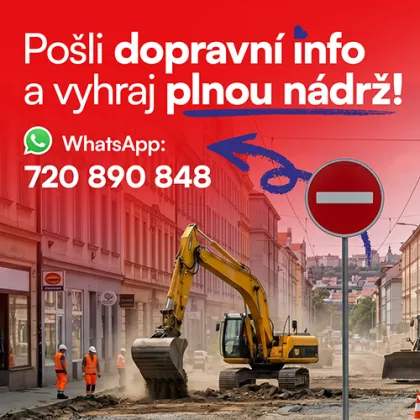 🚗 Dopravní hlídka Hitrádia City Brno: Natankuj plnou zadarmo!