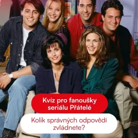Jak dobře znáte seriál Přátelé?